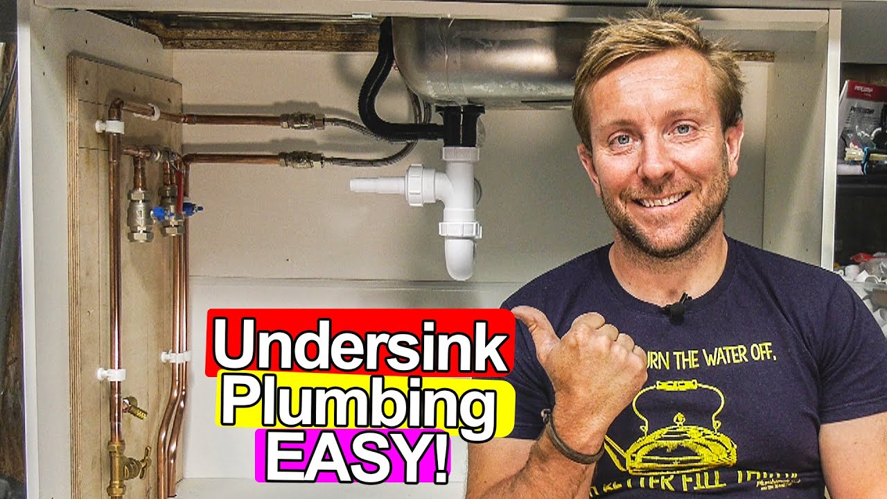 HOW TO INSTALL KITCHEN UNDERSINK PIPEWORK - EASY