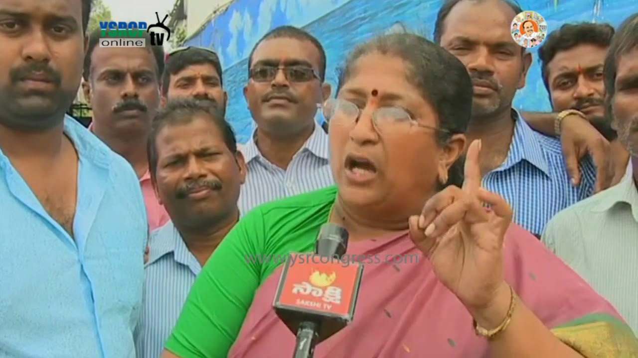 Chandrababu has no respect towards Democracy Says YSRCP Leader Jakkampudi Vijayalakshmi