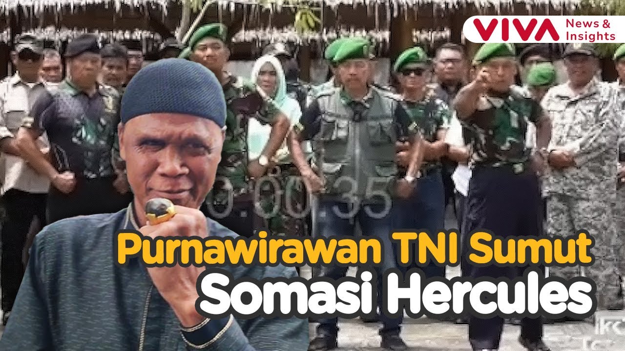 Veteran TNI Sumut Ancam Hercules: Mau Tangan dan Matamu Dihabisi?