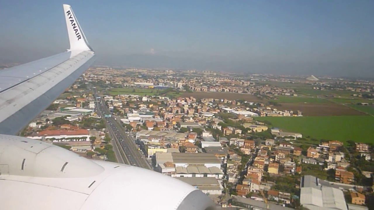 [HD] ✈ RYANAIR ✈ Boeing 737-8AS(WL) ✈ Landing Rome Ciampino Airport ✈ LIRA ✈ 26/10/2013