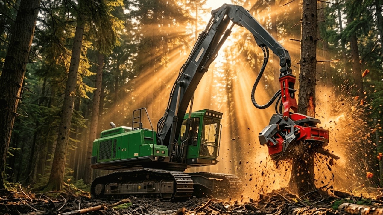 John Deere 959MH The Logging Giant That's Cutting Through Canada's Wildest Forests