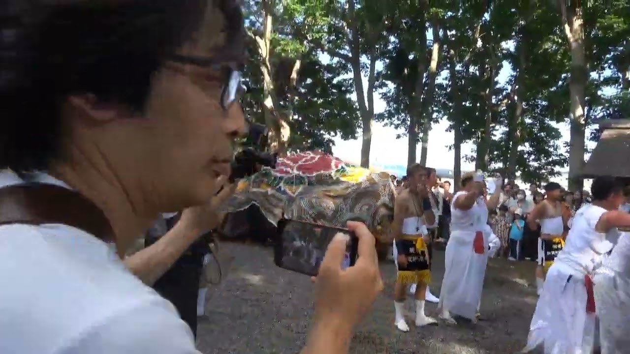羽幌神社祭2025【羽幌神社・練り合い】