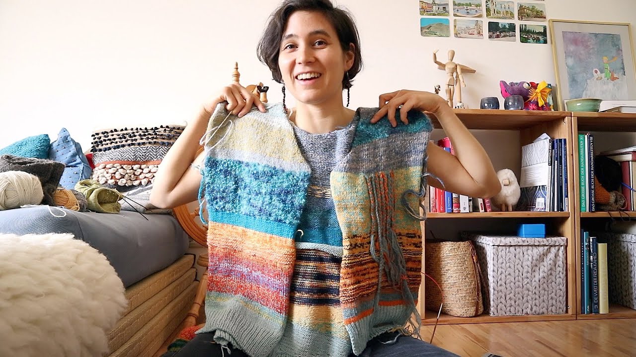 Tricot au rythme de Calypso n°3 - Folie Bleue