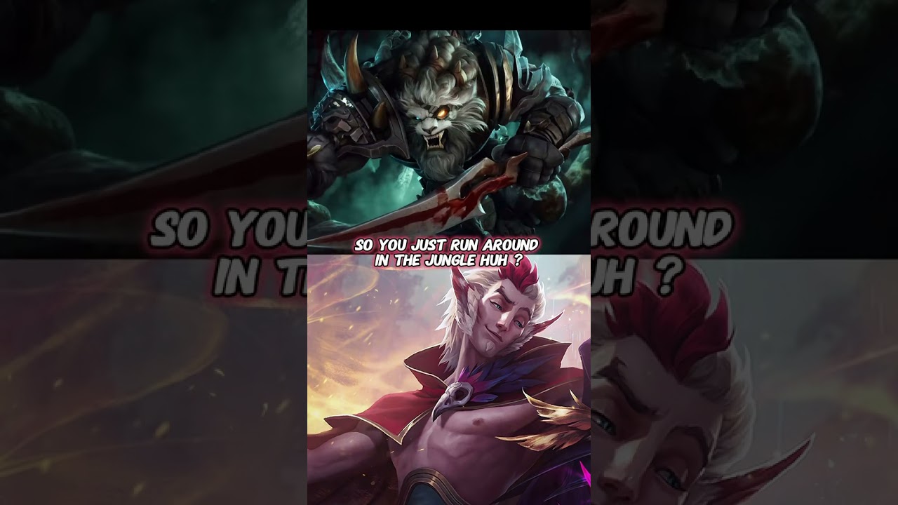 Rengar Interactions #leagueoflegends #leagueoflegendwildrift #riotgames