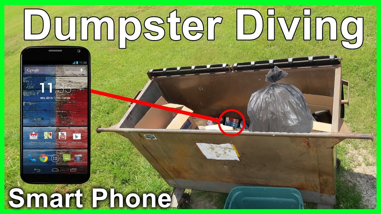 Found Working Smart Phone Dumpster Diving 
