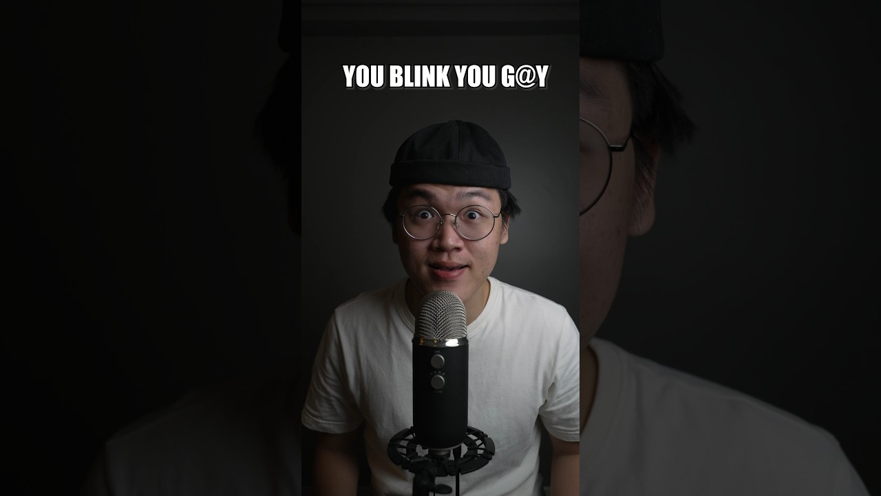 you blink you gay 💀#asmr