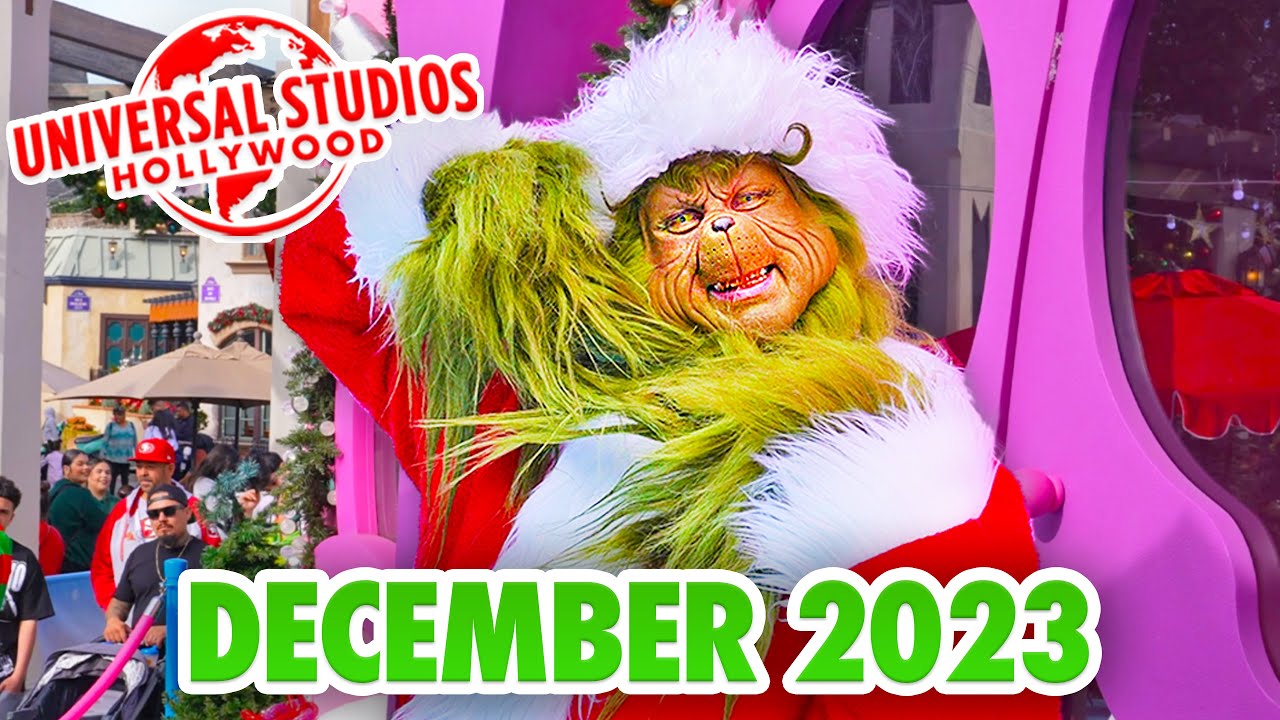 Universal Studios Hollywood - December 2023 Walkthrough: Grinchmas Time is Here! [4K POV]