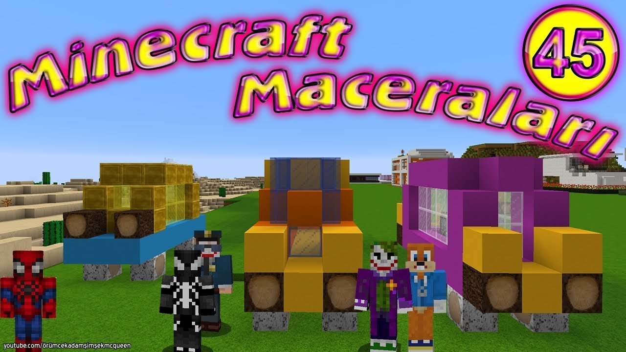 Venom Minecraft'ta &Ccedil;eşit &Ccedil;eşit Arabalar Yapıyor Minecraft Maceraları 45. B&ouml;l&uuml;m &Ouml;r&uuml;mcek Adam