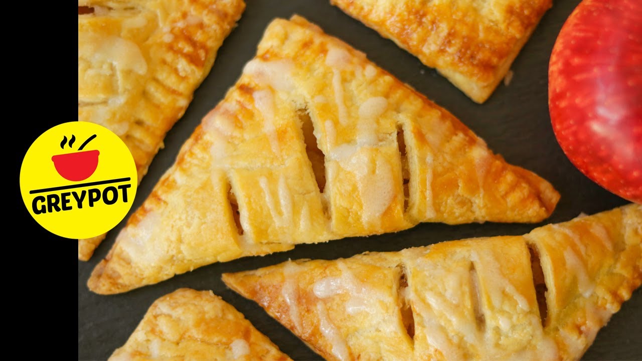 Apple Turnovers from Homemade Puff Pastry | Easy Apple Pie Recipe