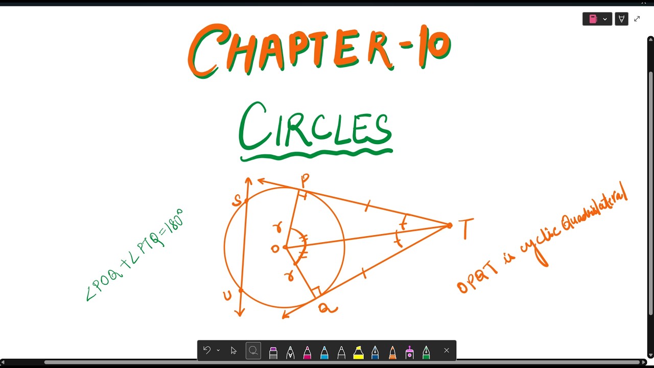 Class 10 | Ch-10 | Circles | Pt-1| Concepts & Examples | BOARD 2027 #class10boards