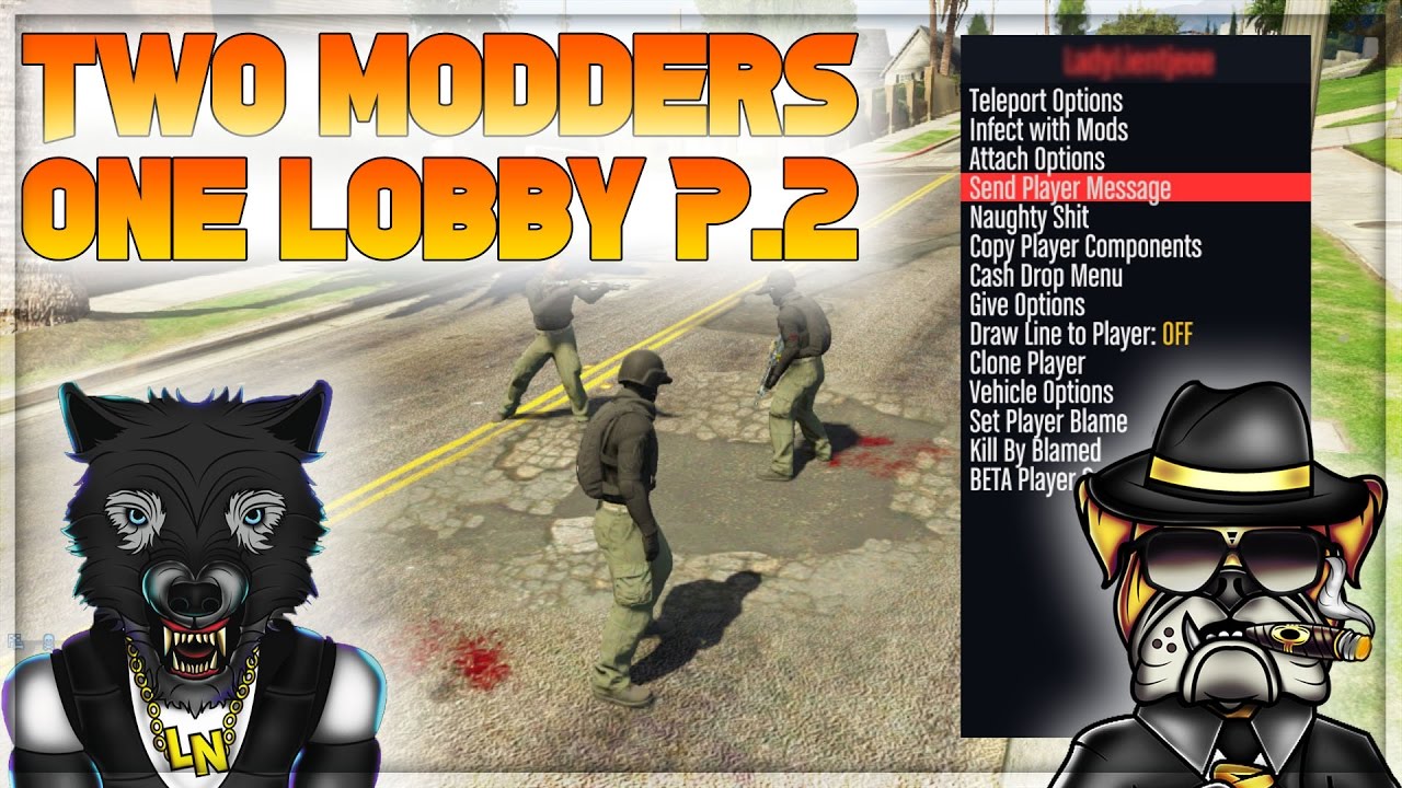 TWO MODDERS ONE LOBBY MOD TROLLING P.2 (GTA 5 FUNNY TROLLING)
