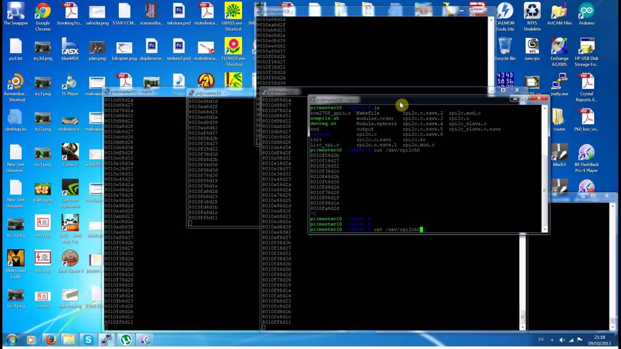 Raspbery pi I2C Slave mode driver!