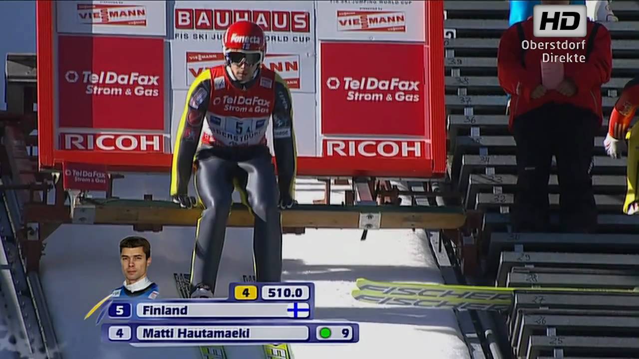 Ski-Flying Oberstdorf 1st-round 2011 - Matti Hautamäki Amazing 212.5 M