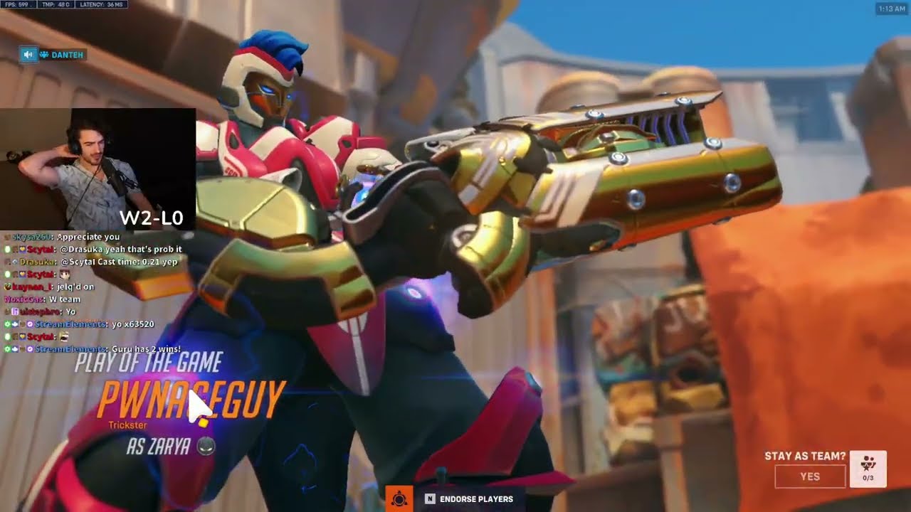 Overwatch 2 Rank 1 Tank Player GURU Switchs To Mauga & Destroys Enemy Team