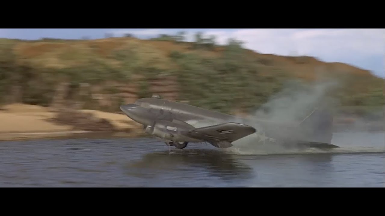 None but the Brave (1965) Miniature plane crash by Eiji Tsuburaya and team..