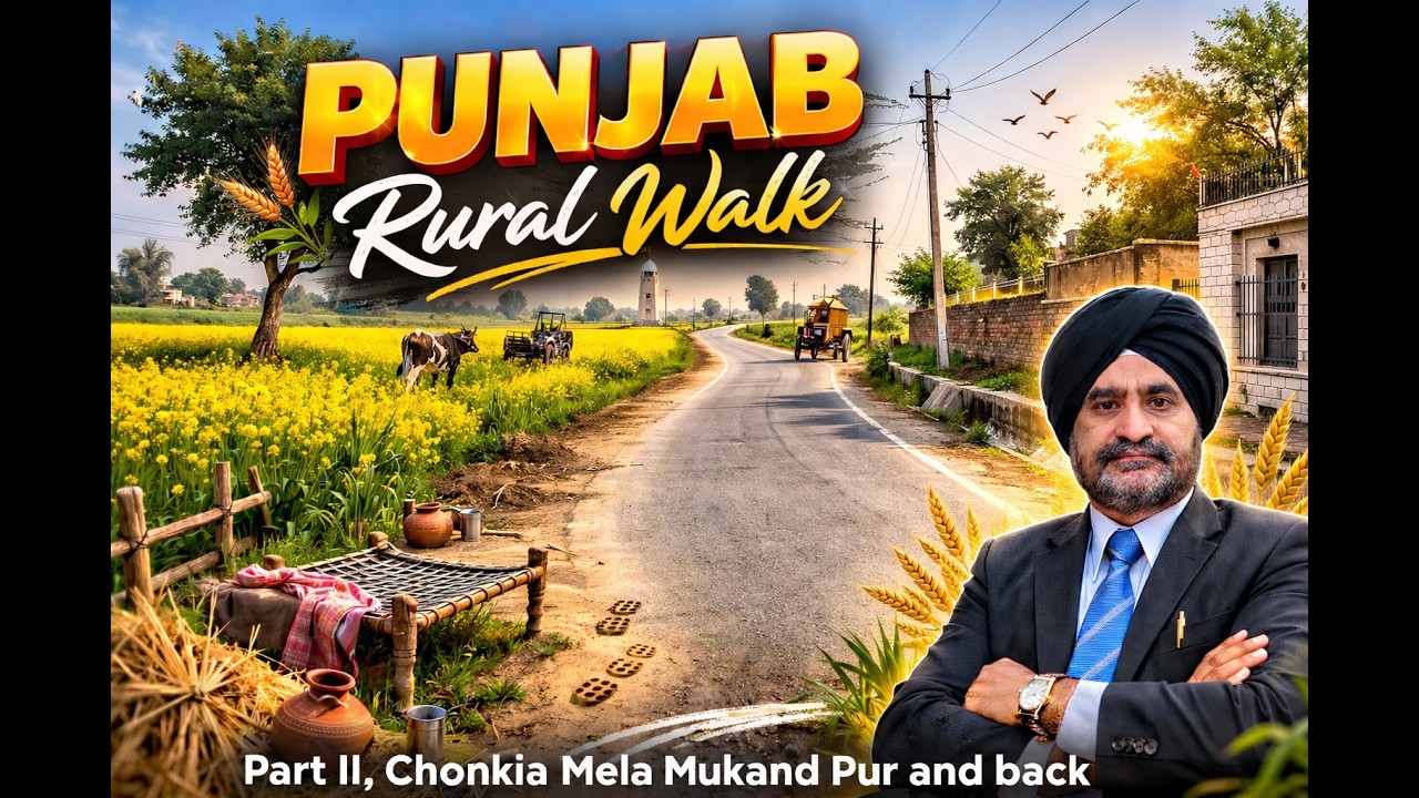 Chonkia Mela, Mukand Pur and walk back to Pind