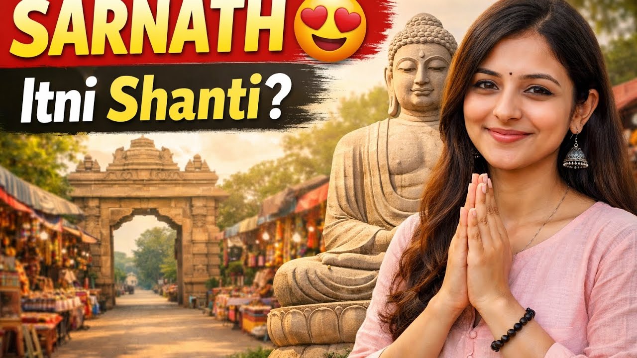 Sarnath Vlog | Varanasi Ki Sabse Shant Jagah 🙏 | Peaceful Market & Handmade Art#anitasoulvibes #vlog