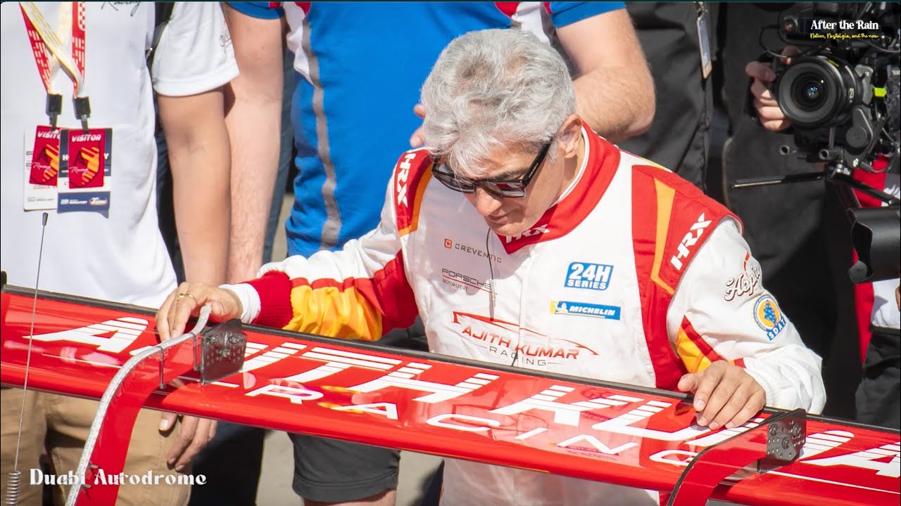 &ldquo;Thala on Track | Dubai Autodrome&rdquo;. #dubai  #dubaiautodrome  #ajithracing  #thalaajith  #motorsport