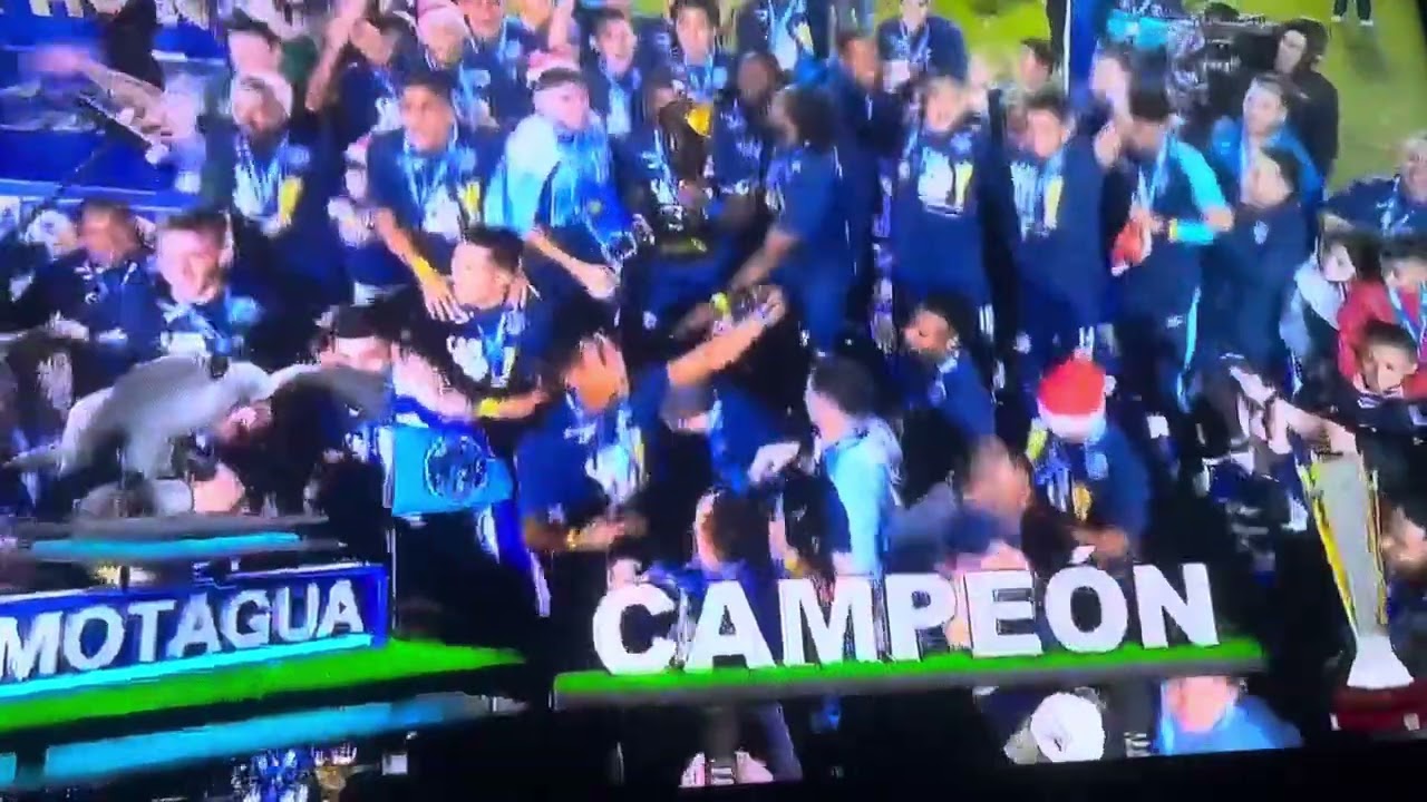 Motagua campeón del fútbol hondureño