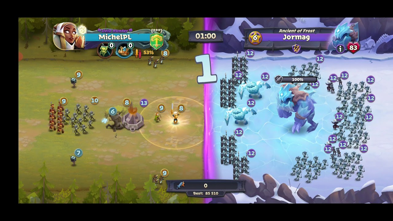Battle Legion Jormag ( 6 Star ) Ranged Resistance 85k Damage  Raid Boss No Potion
