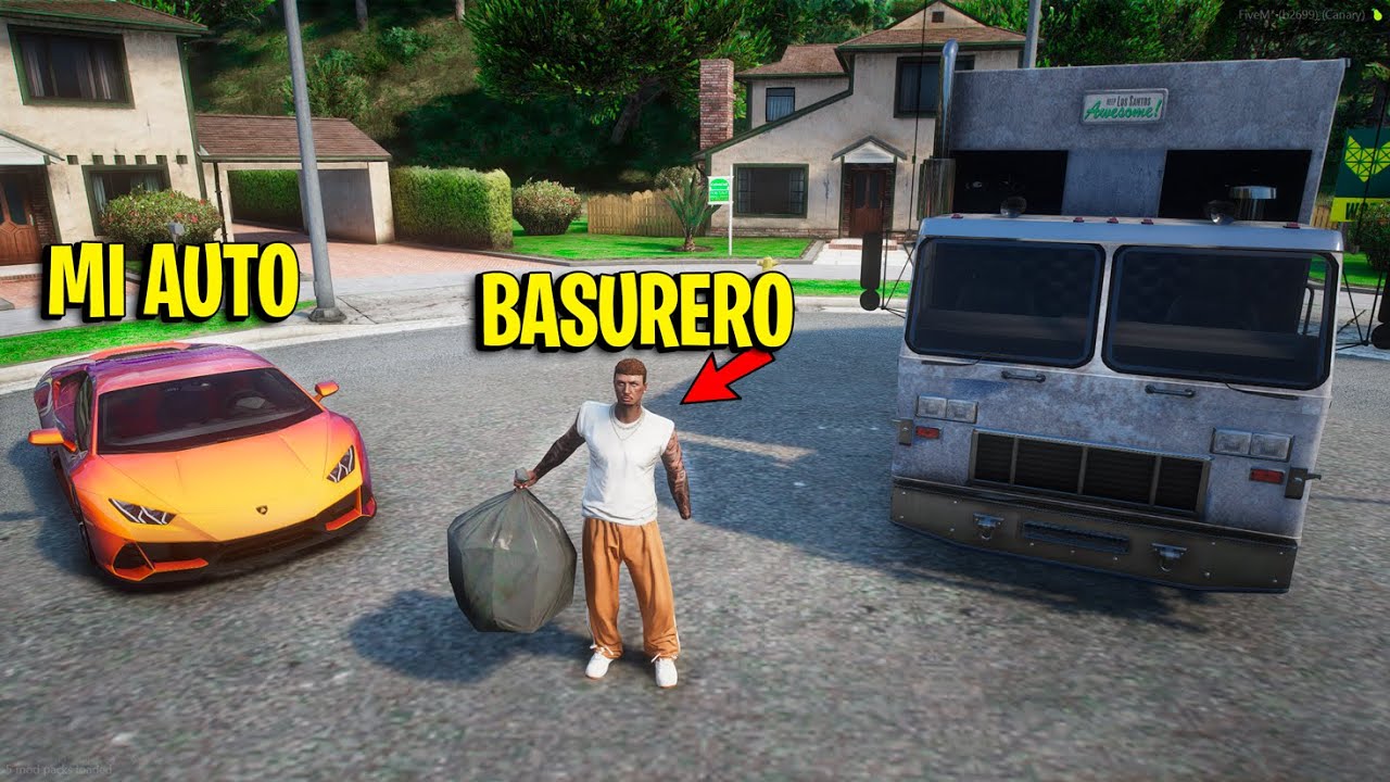 Me hago pasar Por BASURERO para Intentar LIGAR UNA CHICA Gta RP