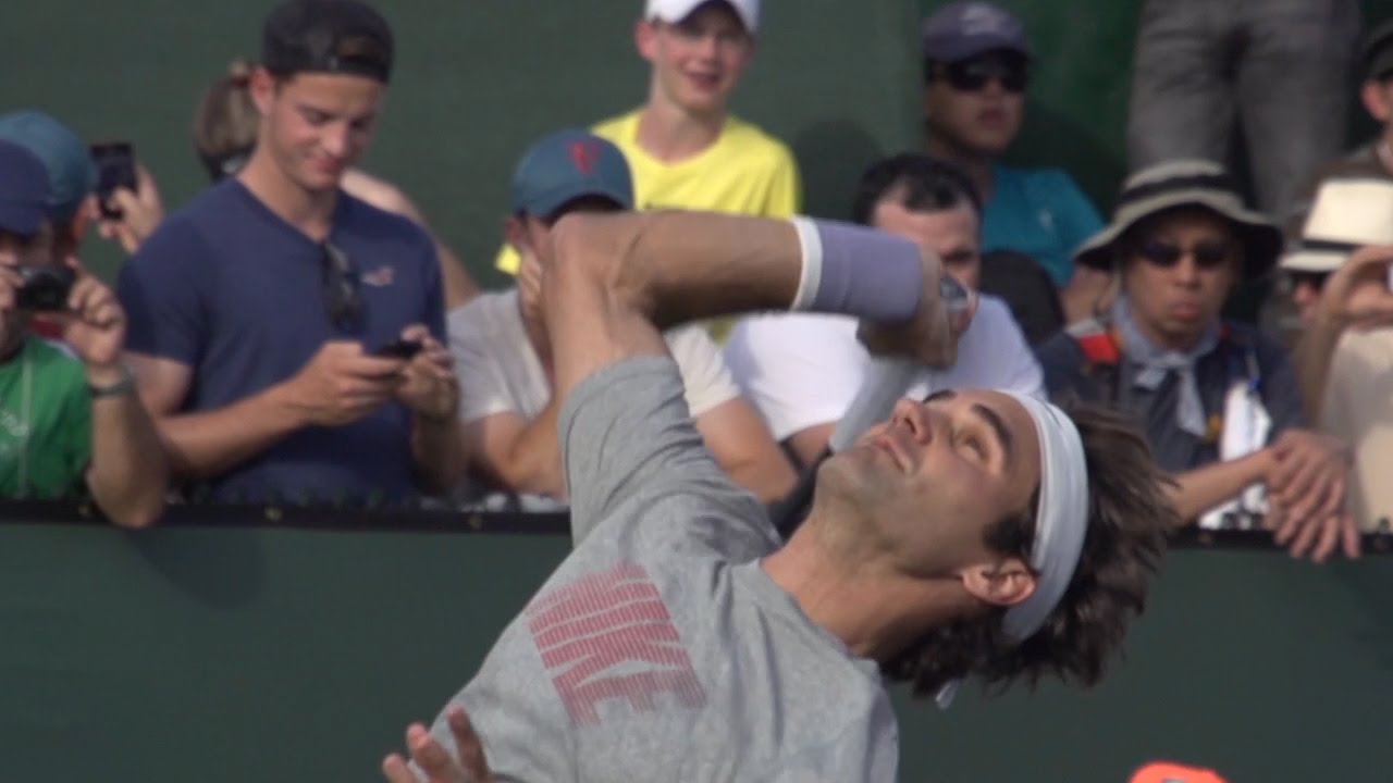 Tennis -  Roger Federer Slow Motion Serves