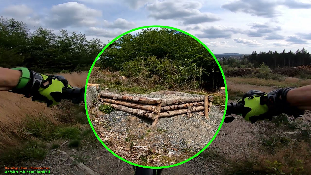 Wurmberg downhill mit Hardtail ?? Gondelfahrt + MTB-Abfahrt - Bikepark Braunlage Harz  #mtb #cycling