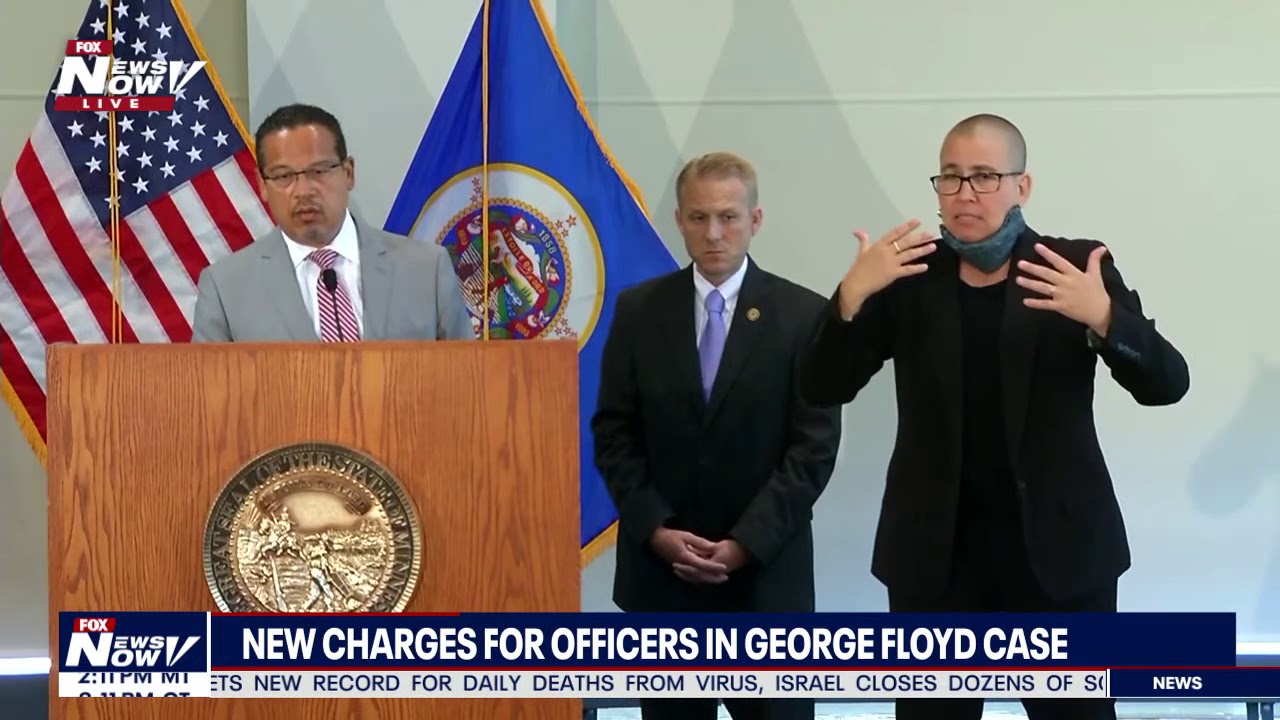 NEW CHARGES: Minnesota AG Keith Ellison Regarding GEORGE FLOYD case