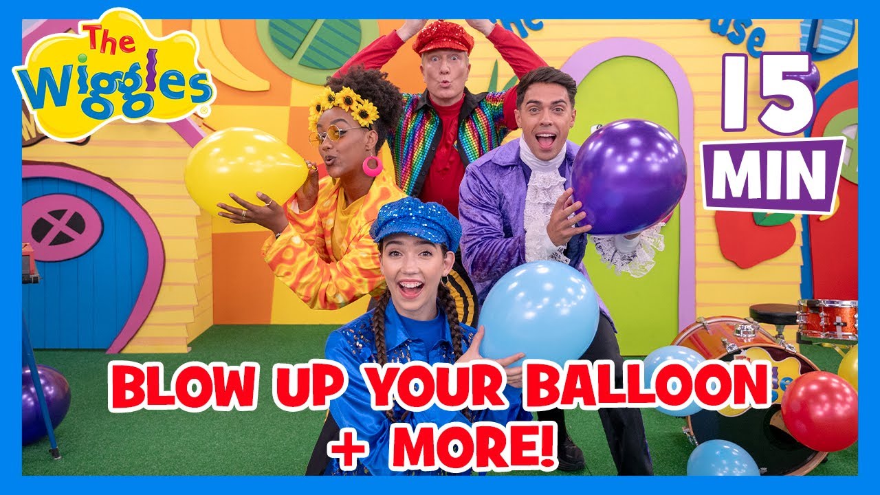 Blow Up Your Balloon 🎈 Bouncing Balls & More 🎶 The Wiggles Fun Toddler Songs Compilation