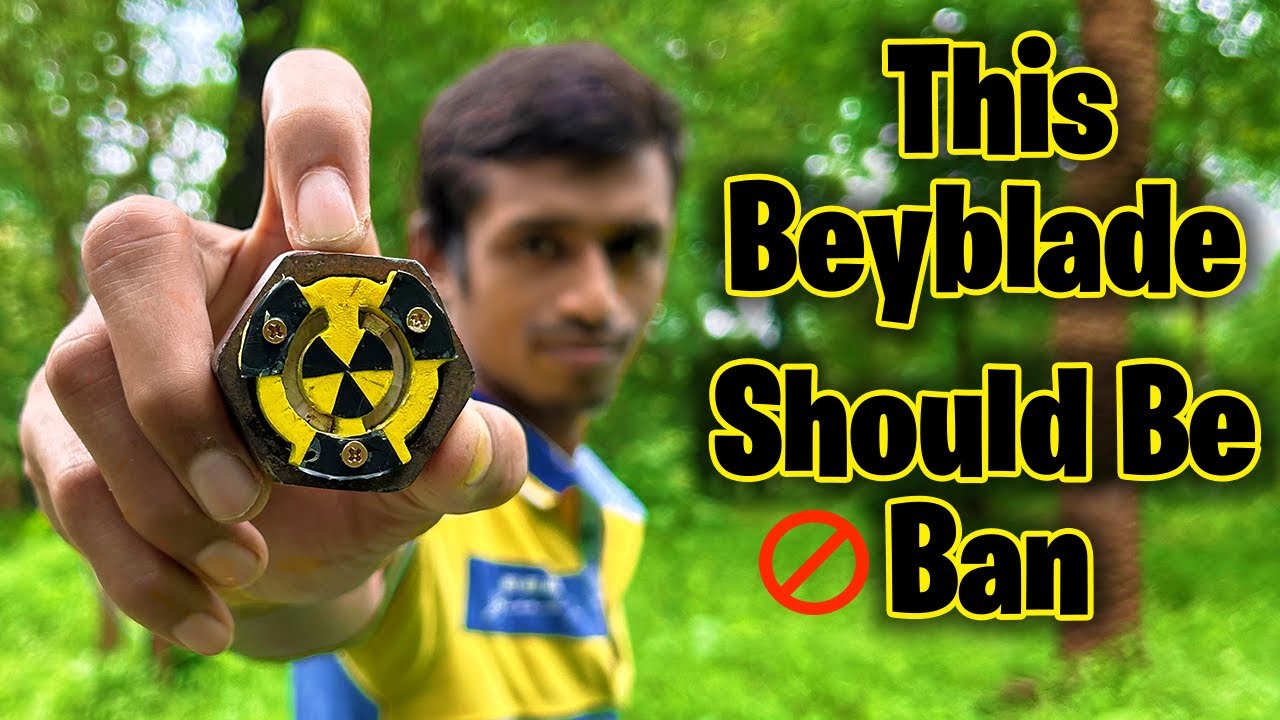 This Beyblade Should Be Ban | homemade beyblade
