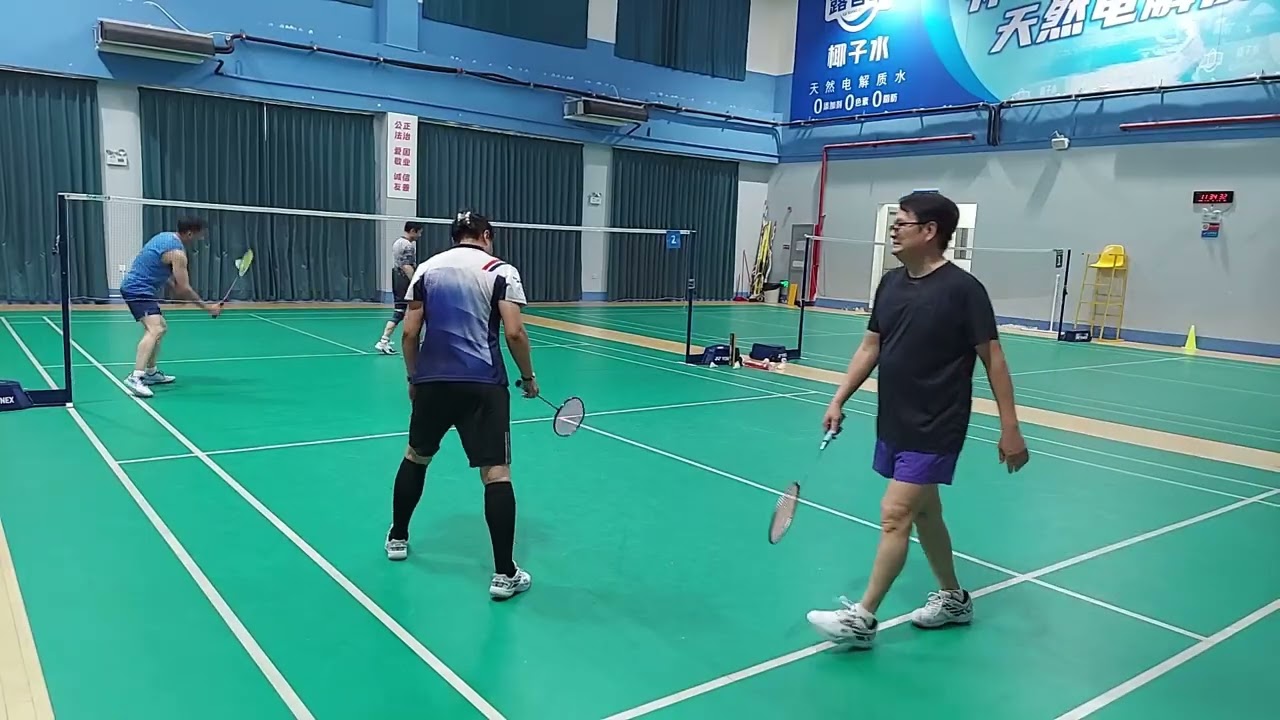 Badminton game, Zhongshan, China 2 22 26 6