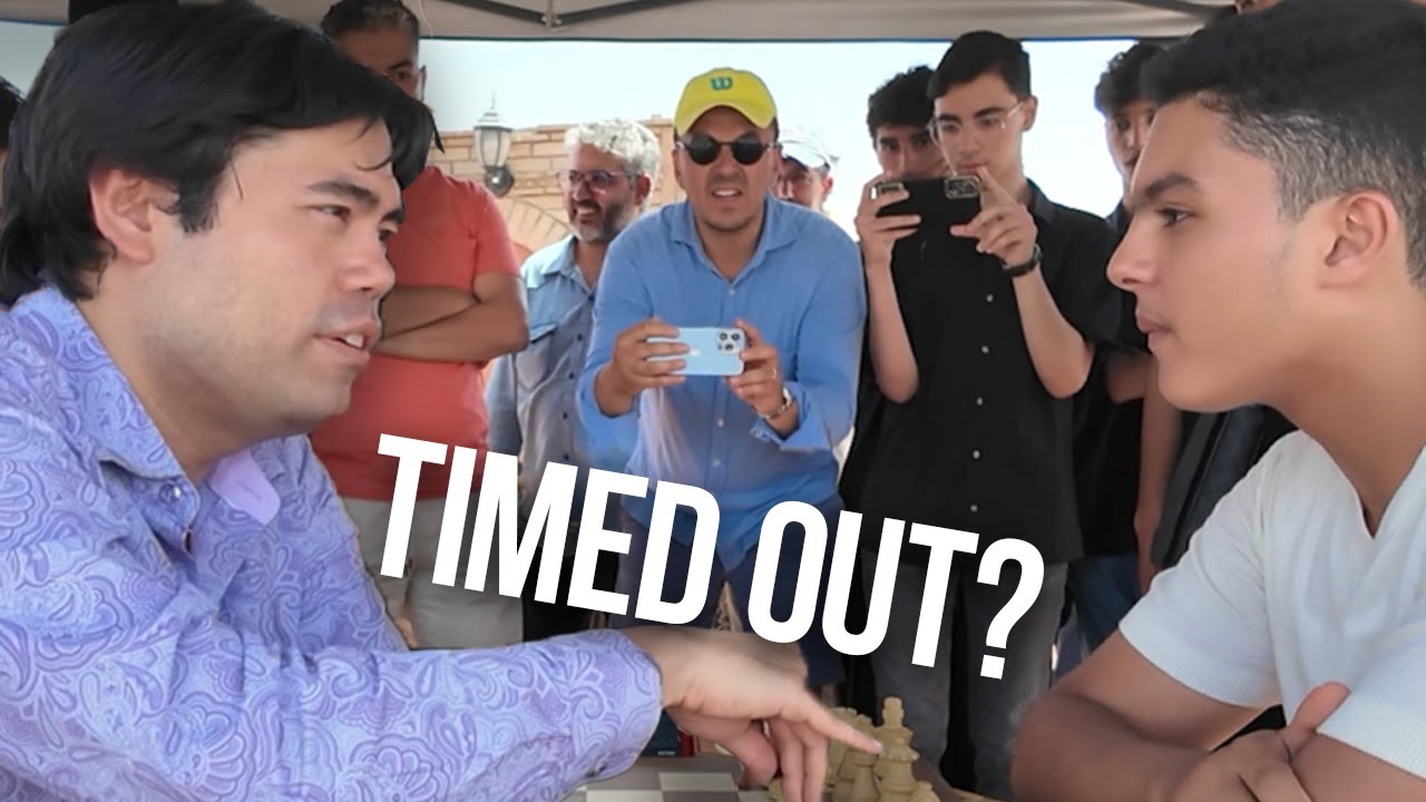 Hikaru Blitzing Locals in Marrakesh
