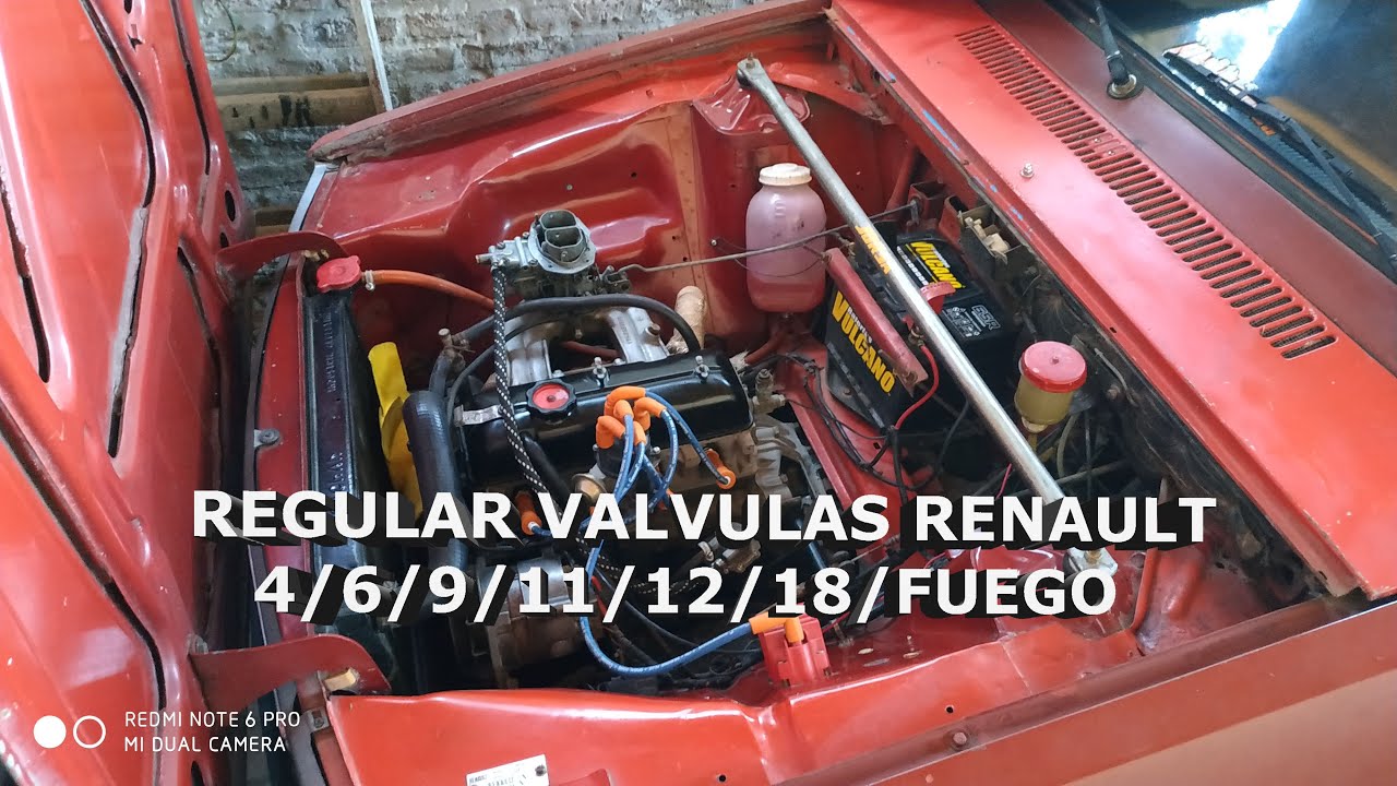 Como regular válvulas Renault 4/6/9/11/12