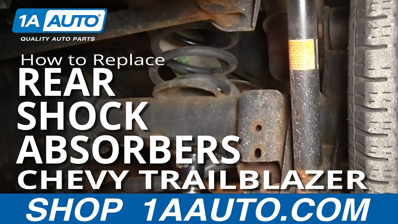 How To Replace Rear Shock Absorbers 02-09 Chevy Trailblazer