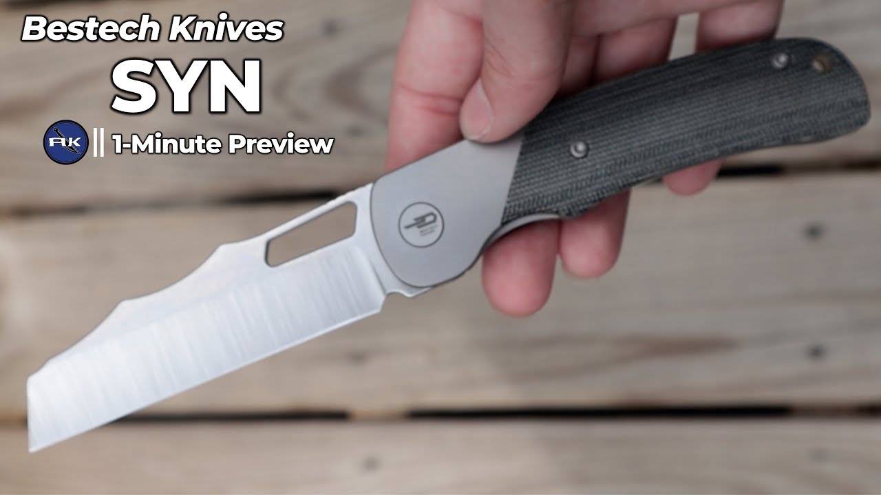 Bestech SYN Folding Knife 1 Minute Preview Atlantic Knife