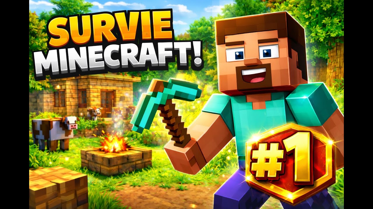 JE fais de LA SURVIE MINCRAFT