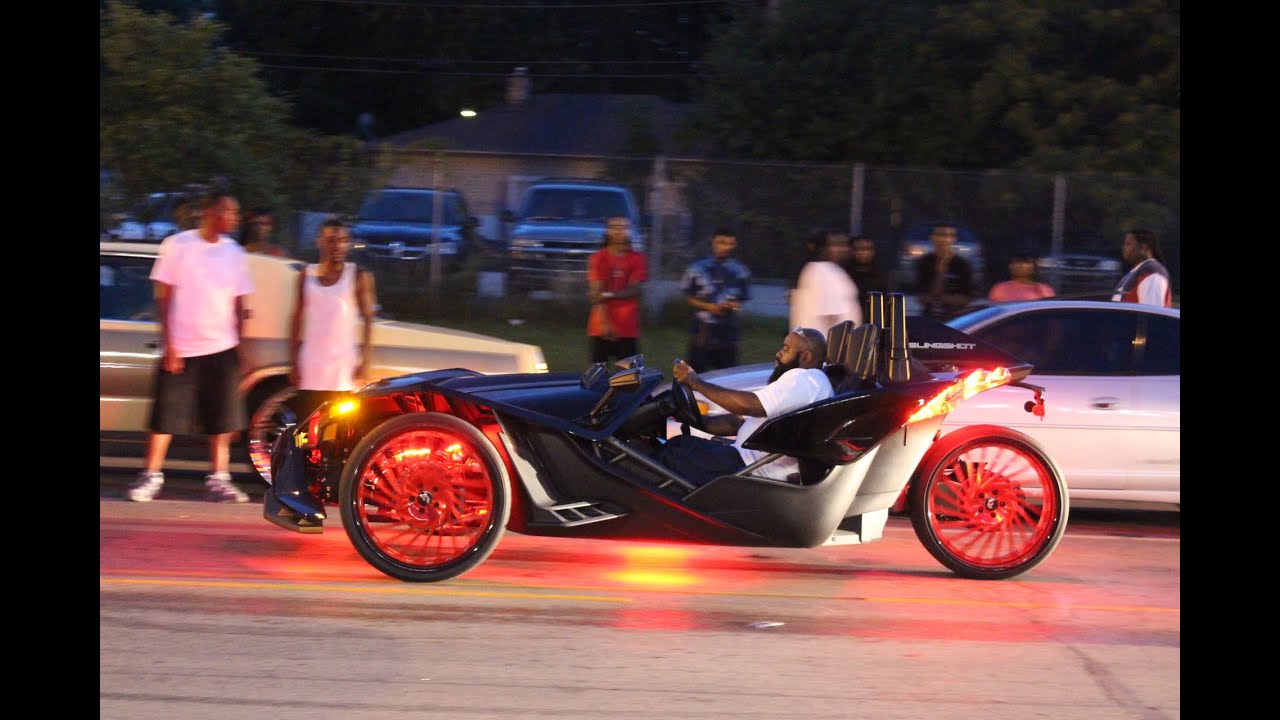 Veltboy314 - Slingshot on Brushed Red Forgiato Wheels - 2016 Naptown Expo Weekend Footage