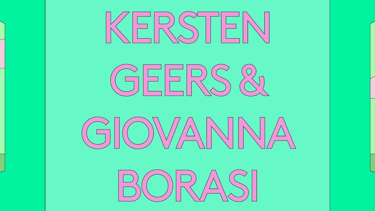 100 Day Studio: Kersten Geers in conversation with Giovanna Borasi