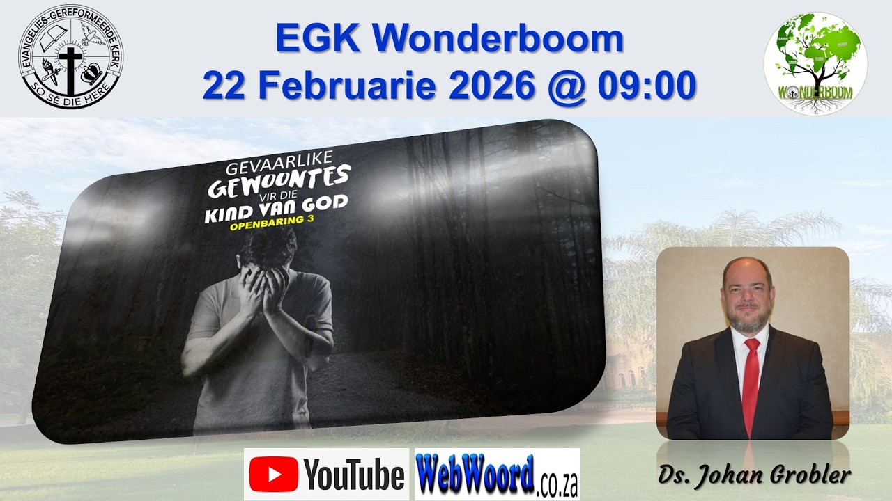 Gevaarlike gewoontes - Ds Johan Grobler
