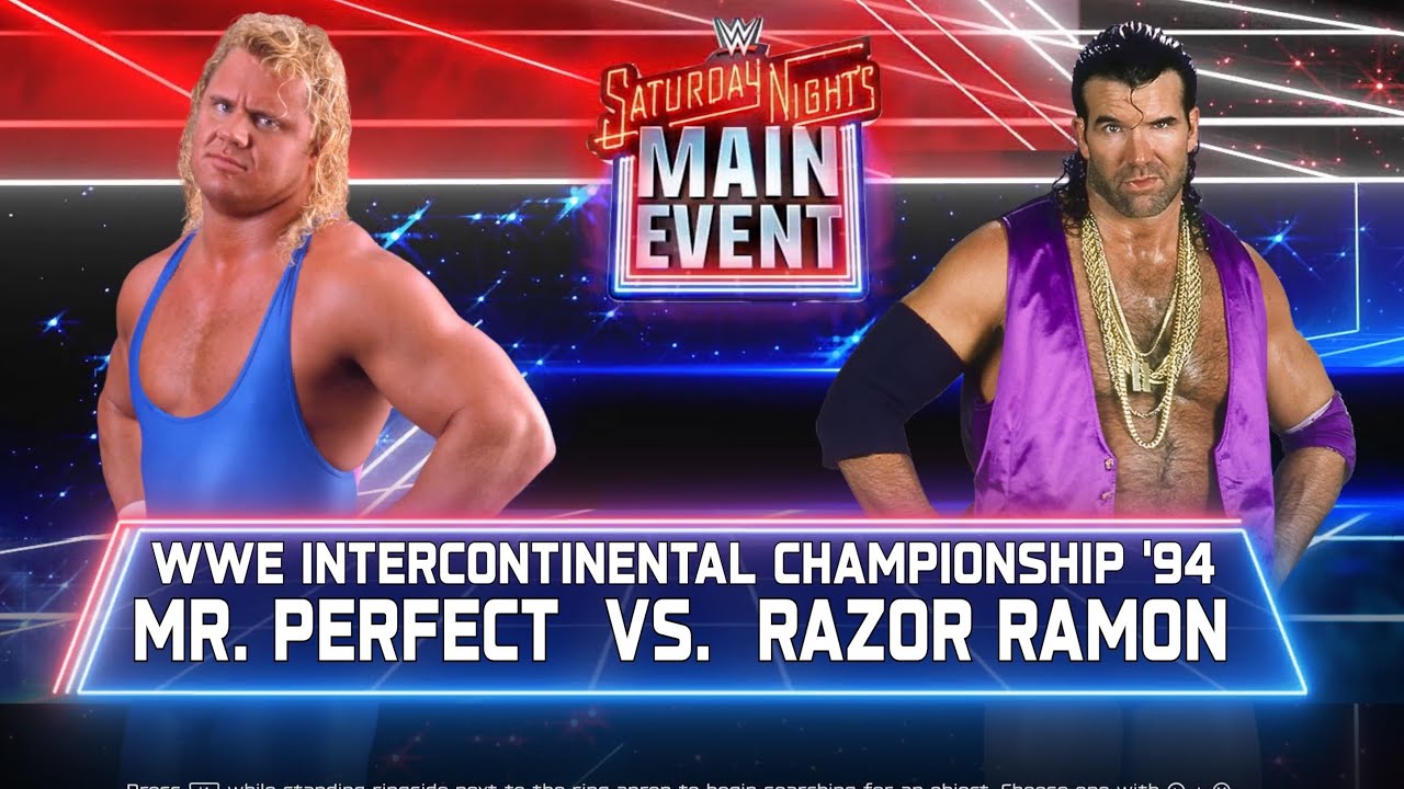 WWE 2K25 - Mr Perfect vs Razor Ramon - Tables Match - PS5 Gameplay