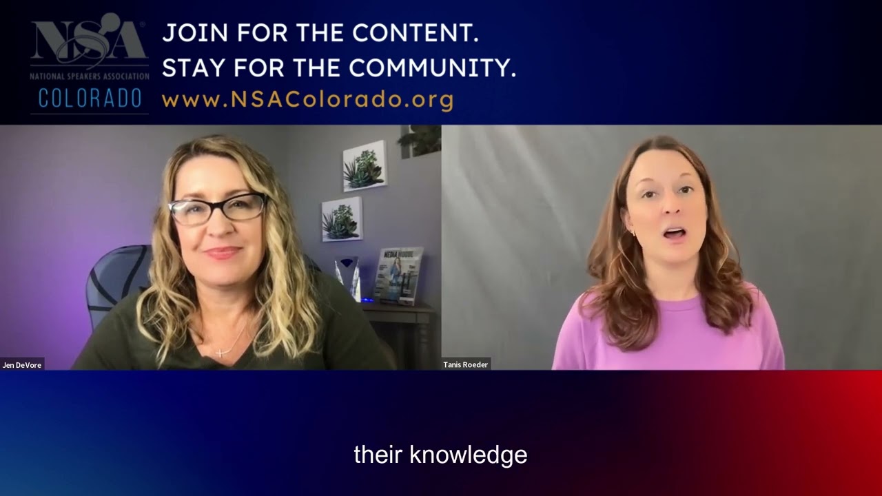 NSA-Colorado Speaker's Academy Starts April 2023!
