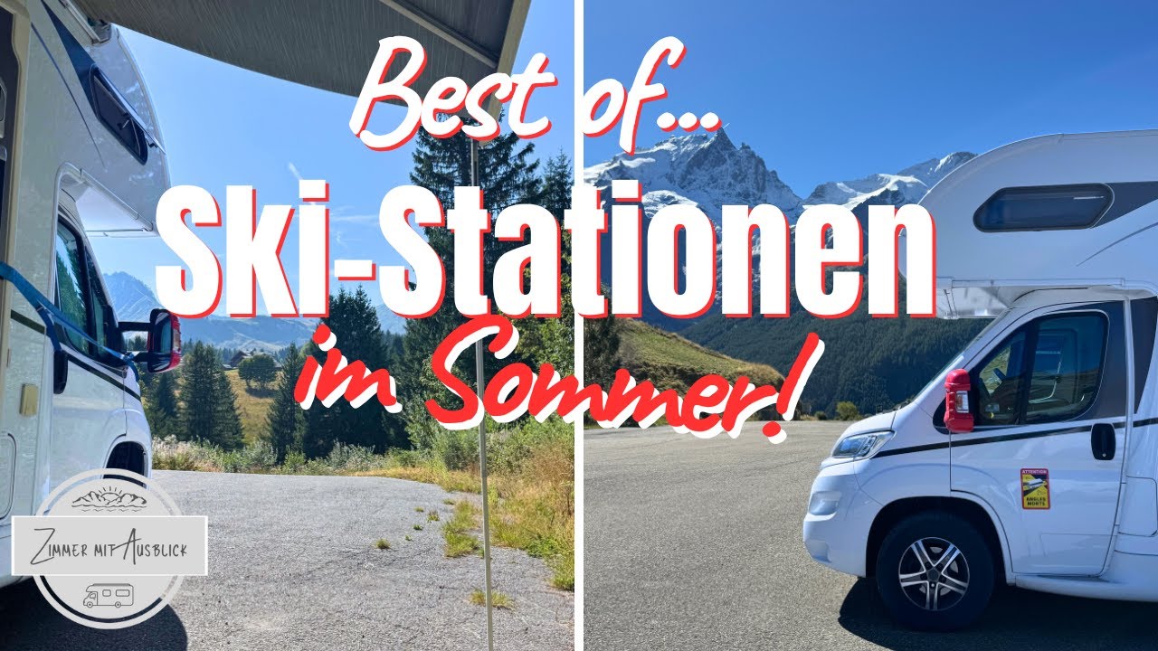 Skistationen im Sommer: Wohnmobil-Stellplätze in den französischen Alpen