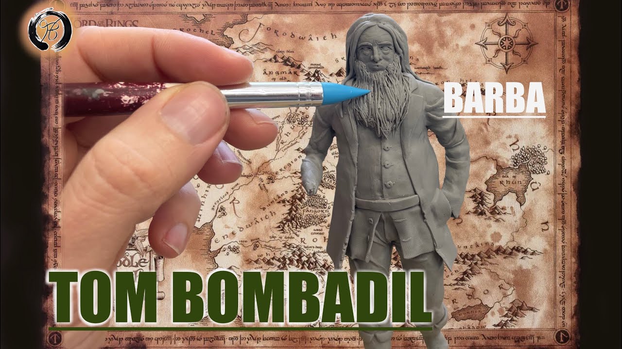 Progetto di Scultura _ Tom Bombadil _  Creazione della barba