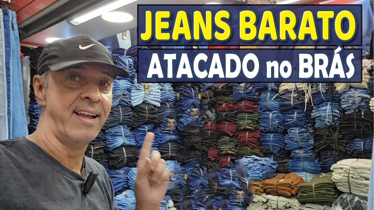 JEANS ATACADO BARATO BRÁS 😊