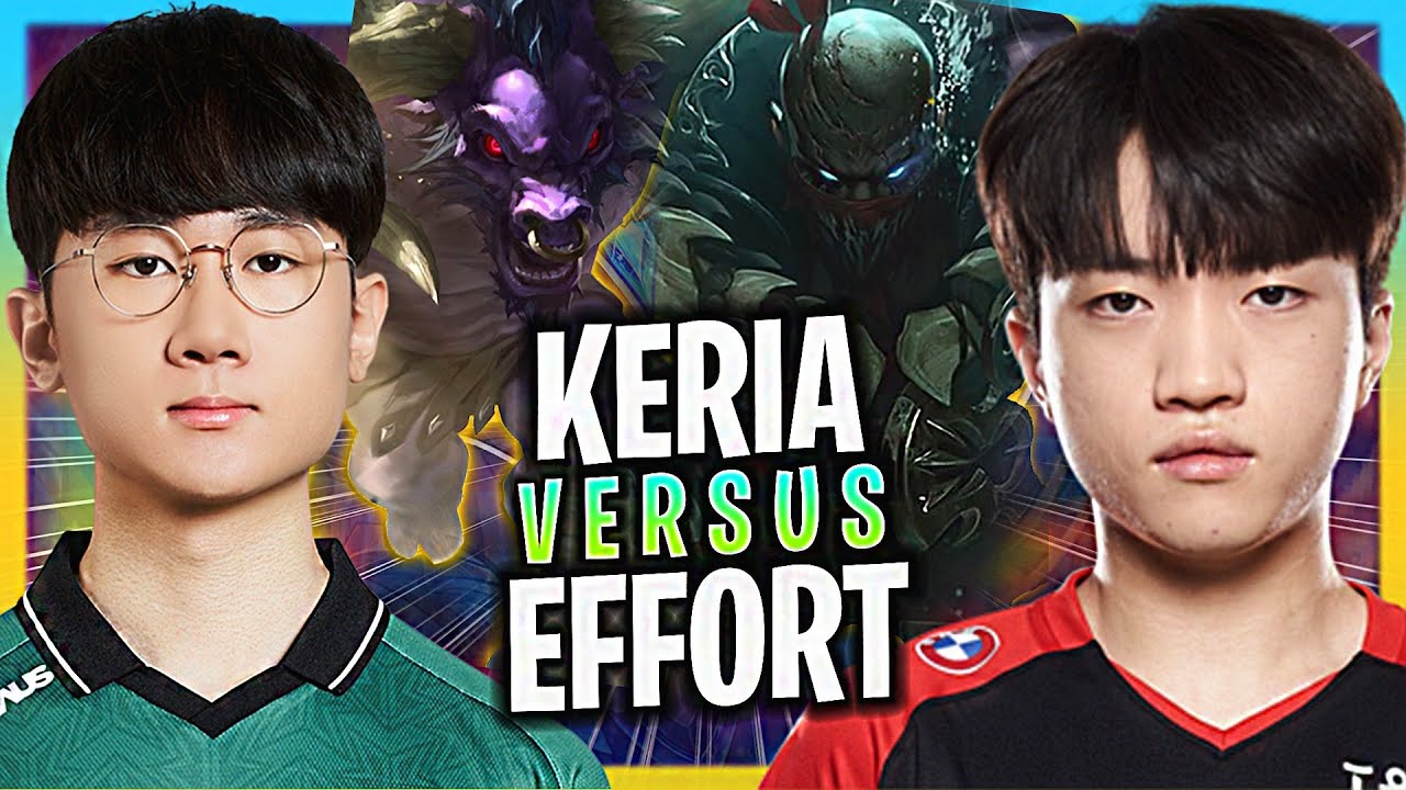 T1 KERIA vs BRO EFFORT! | T1 Keria Plays Pyke Support vs Brio Effort Alistar!  Season 2024