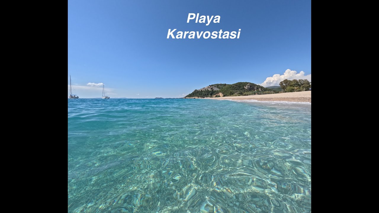 Vlog 17 Playa Karavastasi Greece. One of the most beautiful beaches. Good vibes and bleu sea.