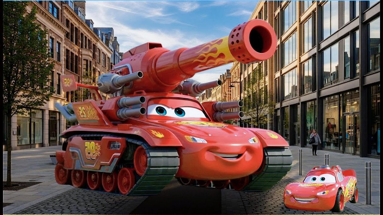 🔥🚗🛡️🌪️ Heavy Tank McQueen Awakens — The Evolution of McQueen’s Power | AI Cat Story