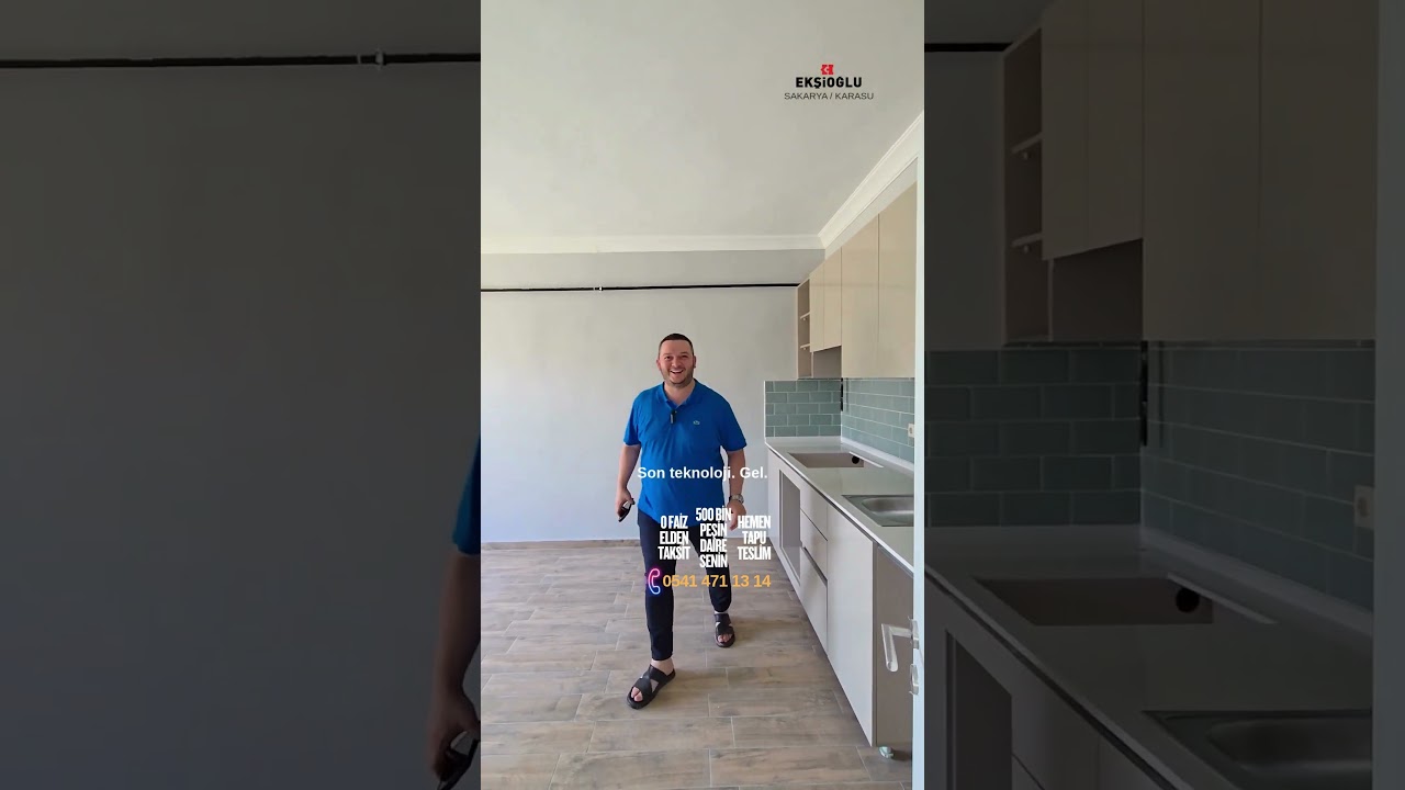 Karasu'da bah&ccedil;eli 1+1 Daireler - Ekşioğlu Karasu Yazlık Evleri