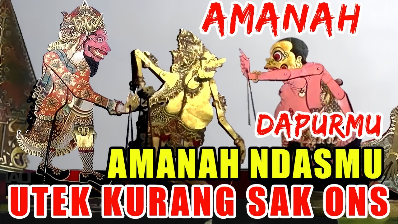 DERR..bagong kyai semar ndupak paglima dewo bubar ra kaslupan ampun bagong