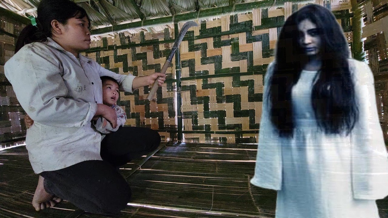 A bad day at work for a single mother in danger at home - Building a bamboo house 2024